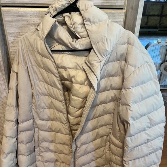 Women's 32 Degree HEAT Beige Puffer Jacket XXL - Picture 1 of 6